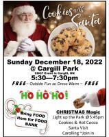 Cookies with Santa  2022